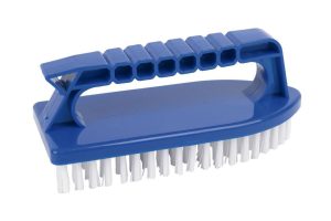 Cepillo de mano para limpiar piscinas Limpieza eficiente de escalones, juntas y esquinas (3)