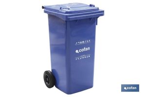 Contenedores para Basura 120 litros AZUL