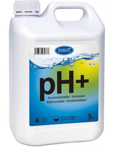 Incrementador pH+ piscina líquido 5 L