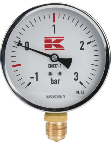 Reloj manovacuómetro 1/2" Ø80mm para cubas de riego y purín
605052012080, 0050535KR