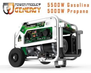 GENERADOR GASOLINA - PROPANO NATURA 5500 GENERGY