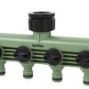 Conector para grifo 4 salidas macho