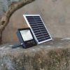Foco LED solar 40W con placa solar - luz Calida
