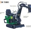 MINI EXCAVADORA DORMAK DK72 800 S