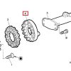 Plato Delantero Lado Bomba Hidráulica para Tractores John Deere Series 40 y 50