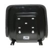 Asiento cubeta PVC negro SIN guias railes RM460
