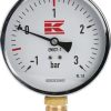 Manovacuómetro reloj 1/2" para cisternas cubas Ø100 mm 0050535KR