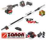 PODADORA ZANON ZP190L + 2 BATERIAS 5Ah